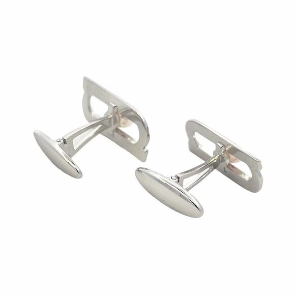Mikimoto Estate Akoya Pearl Cufflinks Silver 6.15 mm M402 - Picture 4 of 9